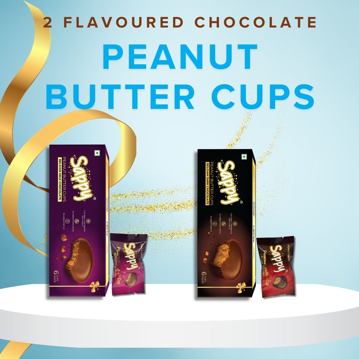 Milk & Dark Peanut Butter Cup Combo (APPROX. 240 GM)