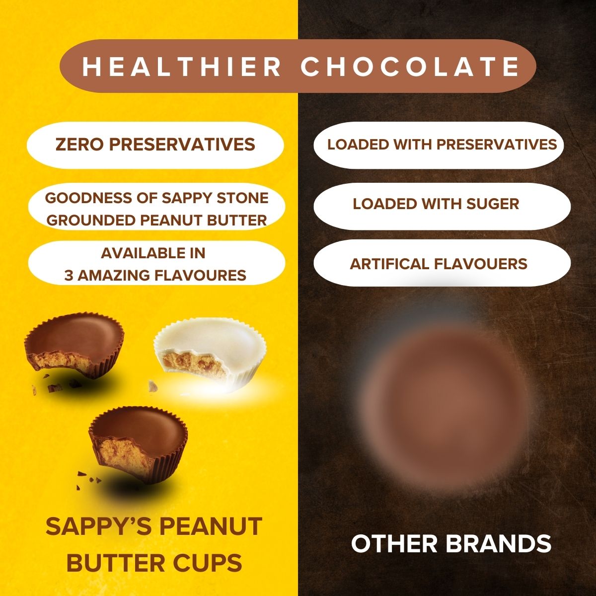 Dark & White Peanut Butter Cup Combo (APPROX. 240 GM)